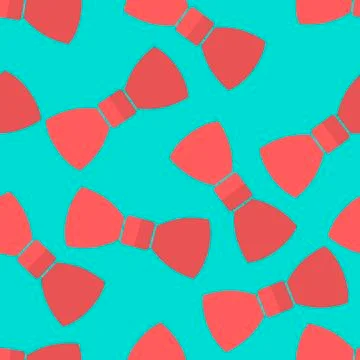 Vector pattern bow ties Stockillustratie