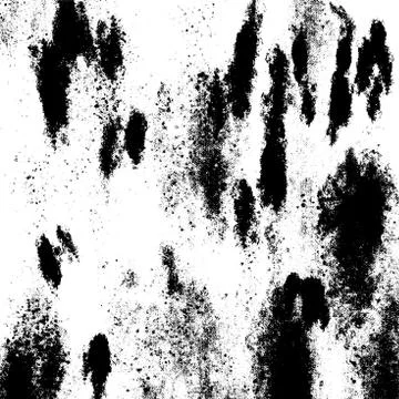 Vector pattern with brush stripes and strokes. Black color on white background Illustrazione stock