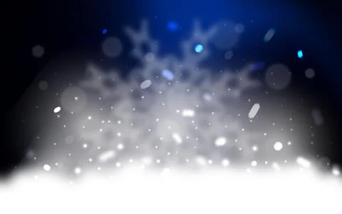 Vector pattern with christmas snowflakes. Stock Illustration