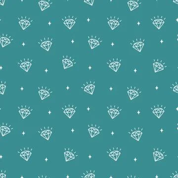 Vector pattern with diamonds. Stock Illustration