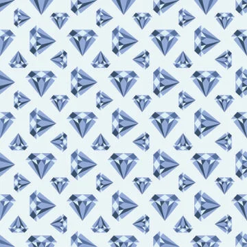 Vector pattern with diamonds. Seamless pattern can be used for wallpaper Stock Illustration
