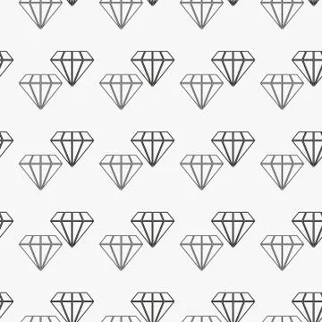 Vector pattern with diamonds. Seamless pattern can be used for wallpaper, pat Stock Illustration