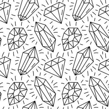 Vector pattern with diamonds. Seamless pattern can be used for wallpaper Illustrazione stock