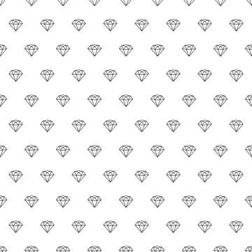 Vector pattern with diamonds. Seamless pattern can be used for wallpaper Stock Illustration