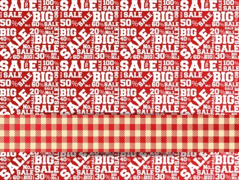 Vector pattern of discount. Sales. Stock Illustration