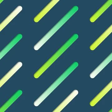 Vector pattern of a dynamic composition of various colored rounded line shapes Stock Illustration