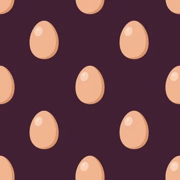 Vector pattern with eggs Stock Illustration