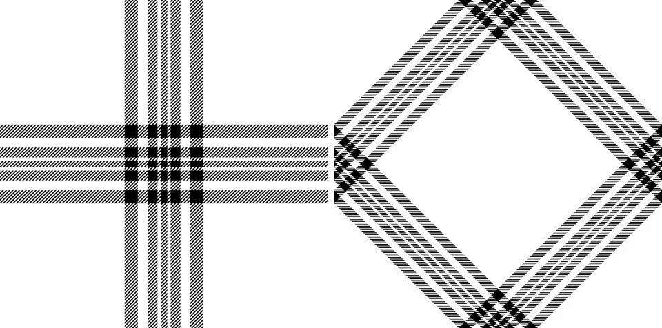 Vector pattern fabric of textile check plaid with a texture seamless tartan.. Illustrazione stock