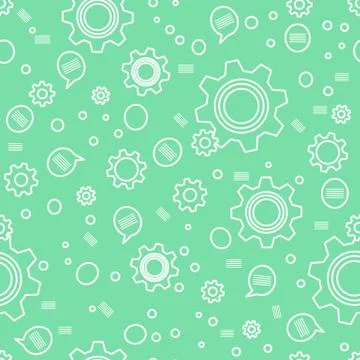 Vector pattern Gear Cog wheel Mechanics Teamwork イラスト素材