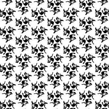 Vector pattern - geometric simple modern texture. Stock Illustration