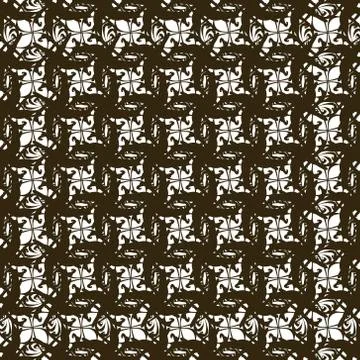 Vector pattern - geometric simple modern texture. イラスト素材