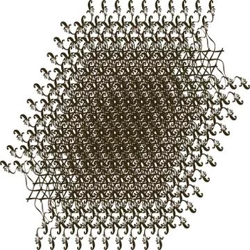 Vector pattern - geometric simple modern texture. Stock Illustration