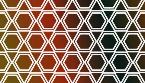 Vector Pattern In Geometric Style with smooth multicolored colorful gradient  イラスト素材