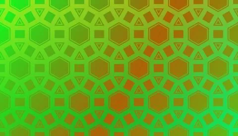 Vector Pattern In Geometric Style with smooth multicolored colorful gradient  Stock Illustration