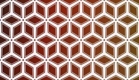 Vector Pattern In Geometric Style with smooth multicolored colorful gradient  Stock Illustration