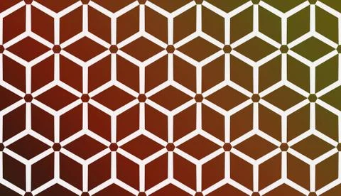 Vector Pattern In Geometric Style with smooth multicolored colorful gradient  Stock Illustration