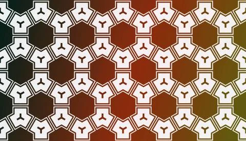 Vector Pattern In Geometric Style with smooth multicolored colorful gradient  Stock Illustration