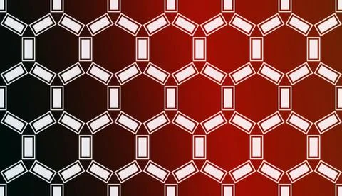 Vector Pattern In Geometric Style with smooth multicolored colorful gradient  Stock Illustration