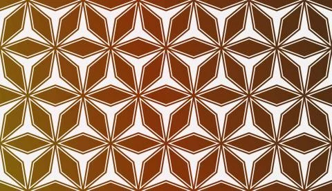 Vector Pattern In Geometric Style with smooth multicolored colorful gradient  Illustrazione stock