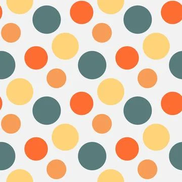 Vector Pattern with green ,grey polka dots Seamless Vector Pattern with gr... Stock Photos