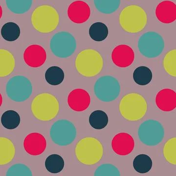 Vector Pattern with green ,grey polka dots Vector seamless Pattern with gr... Stock Photos