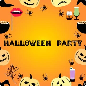 Vector pattern Happy Halloween Party Mask Jack Illustrazione stock