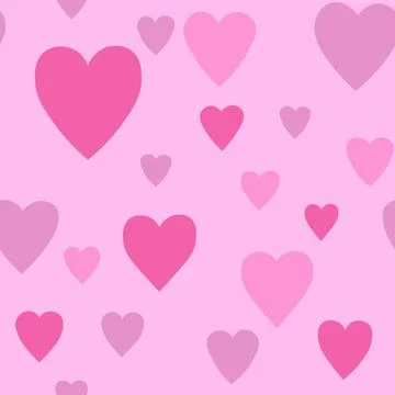 Vector pattern with hearts. Pattern for Valentine's Day. Pattern in the for.. Stock Illustration