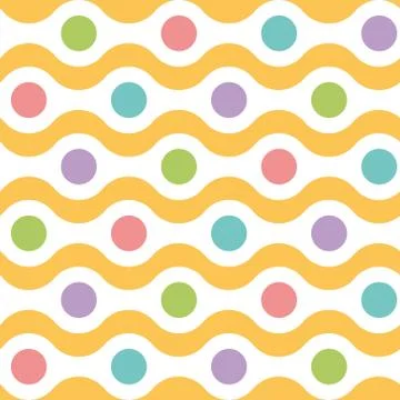 Vector pattern for holidays in retro style Stock Illustration