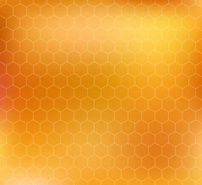Vector pattern with honeycombs Stock Illustration