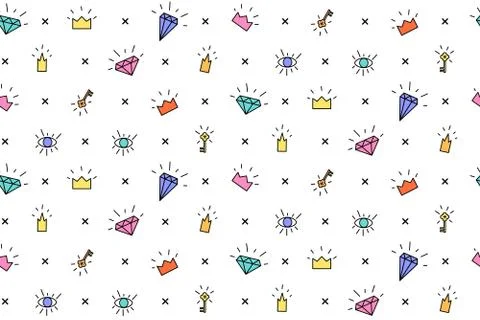 Vector pattern Illustrazione stock