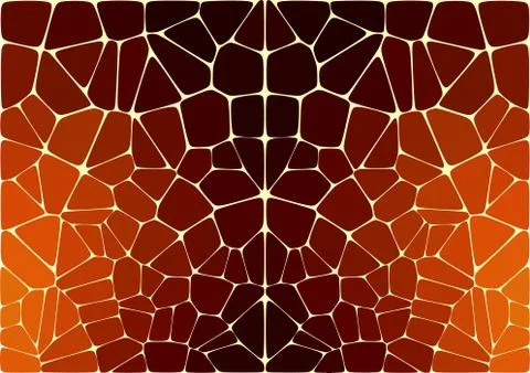 The vector pattern like jaguar or leopard skin print Stock Illustration