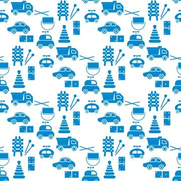 Vector Pattern Kid Toy Active Play Game Childhood Stock Illustration