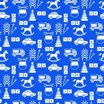 Vector Pattern Kid Toy Active Play Game Childhood Stock Illustration
