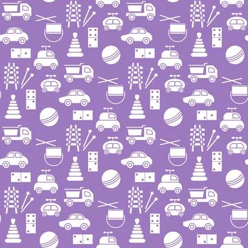 Vector Pattern Kid Toy Active Play Game Childhood Stock Illustration