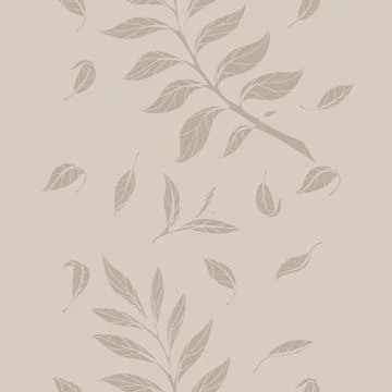 Vector pattern of leaves. Vector illustration. Use for wallpaper Stock Illustration