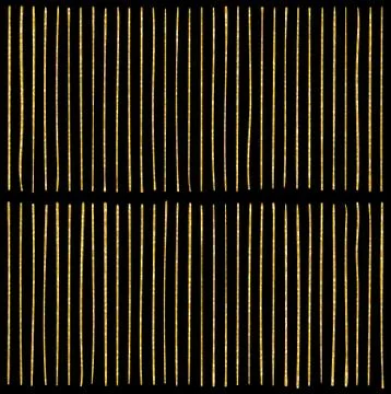 Vector pattern with lines. Black and gold colors. Stock Illustration