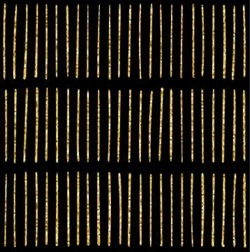 Vector pattern with lines. Black and gold colors. Illustrazione stock