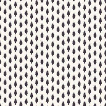 Vector pattern. Linocut striped diamond shapes. Repeating geometrical tile Illustrazione stock