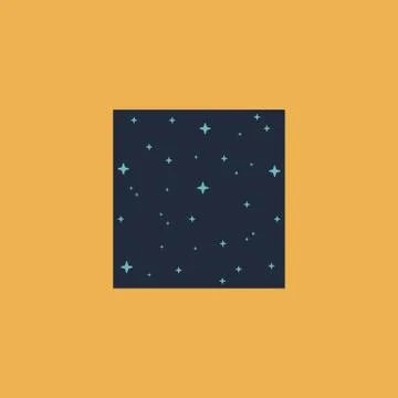 Vector pattern made with stars in square Stock Illustration