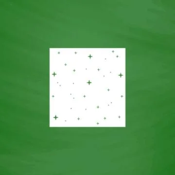 Vector pattern made with stars in square Stock Illustration