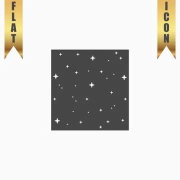 Vector pattern made with stars in square Stock Illustration