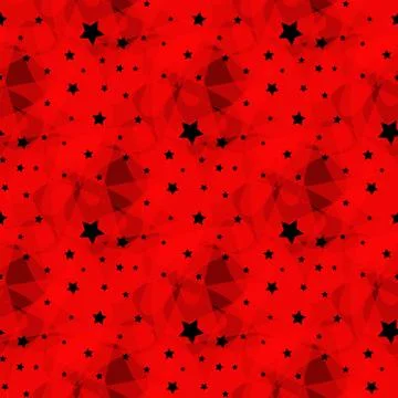 Vector pattern made with white stars red background eps10 Stock Illustration