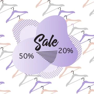 Vector Pattern Sale Purchase Discount Black Friday Stock Illustration