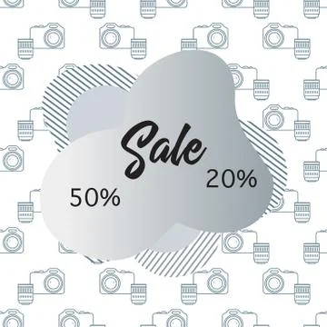 Vector Pattern Sale Purchase Discount Black Friday Stock Illustration