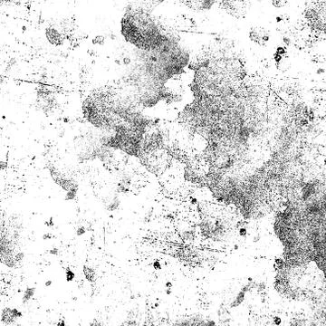 Vector pattern of scratches, chipping. Grunge black white Stock Illustration