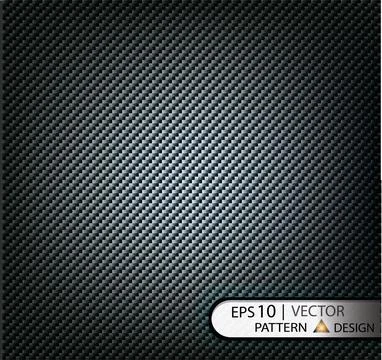 Vector Pattern seamless carbon fiber black under mask for the production of film Illustrazione stock