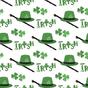Vector Pattern St. Patrick's Day Ireland Irish Stockillustratie