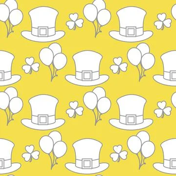 Vector Pattern St. Patrick's Day Ireland Irish Stock Illustration