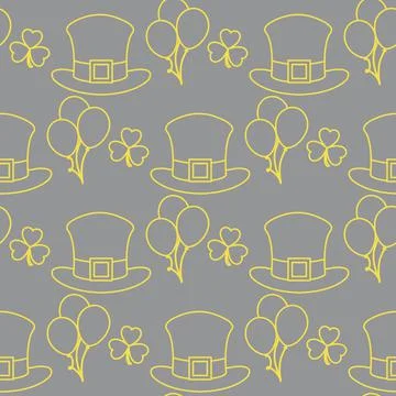 Vector Pattern St. Patrick's Day Ireland Irish イラスト素材