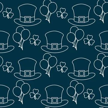 Vector Pattern St. Patrick's Day Ireland Irish Stock Illustration